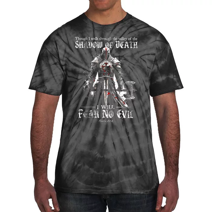 Though I Walk Through The Valley Of The Shadow Tie-Dye T-Shirt