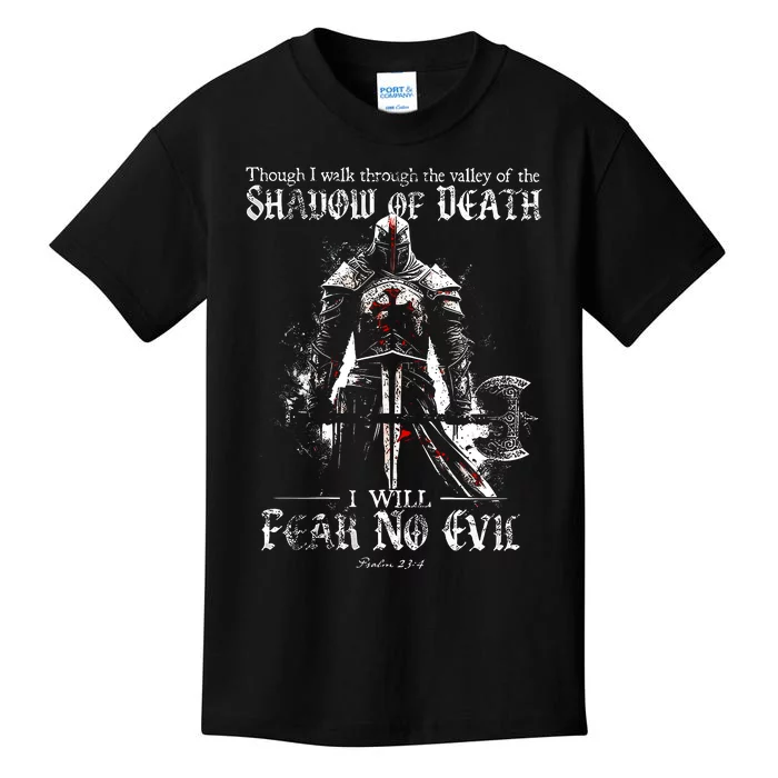 Though I Walk Through The Valley Of The Shadow Kids T-Shirt