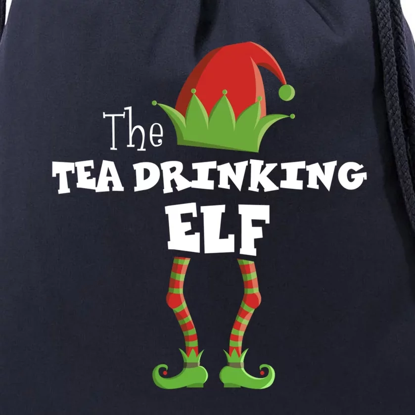 Tea Ing Xmas Pajama Cool Gift Drawstring Bag