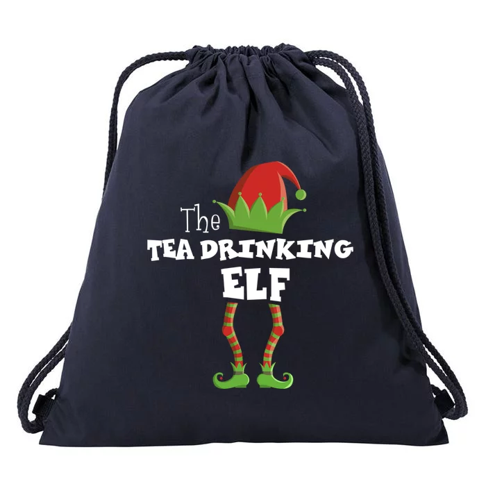 Tea Ing Xmas Pajama Cool Gift Drawstring Bag