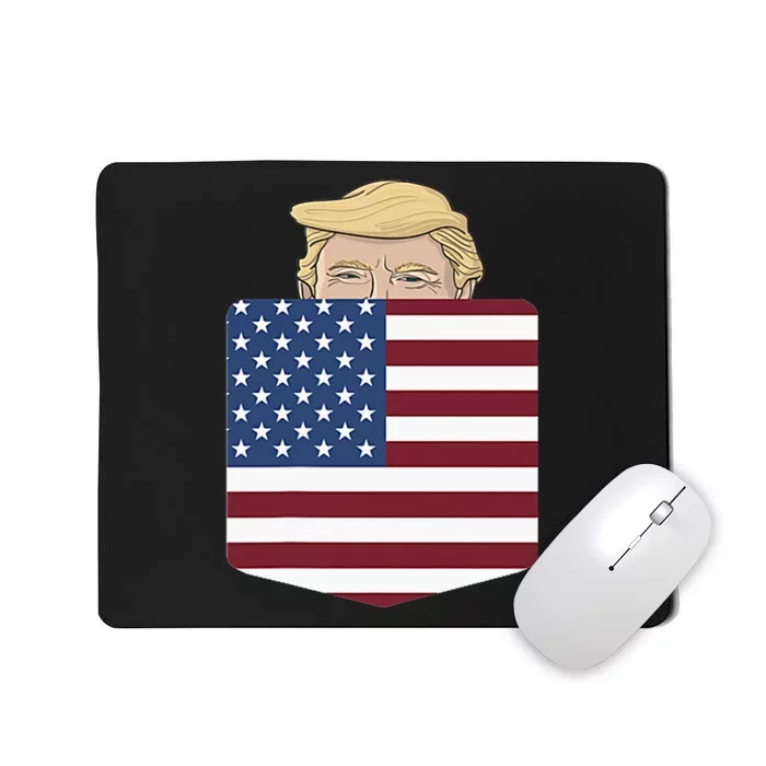 Trump In Your Pocket Usa Election Trump For 2024 Mousepad