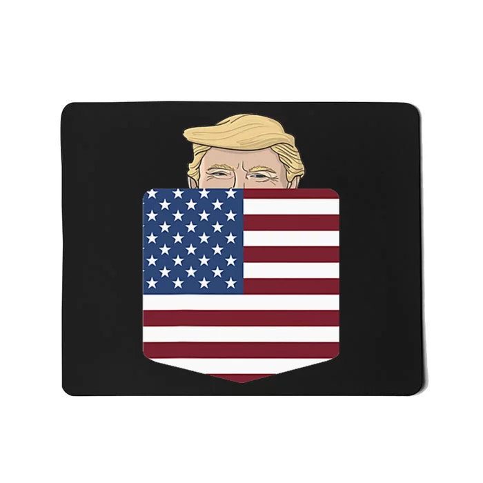 Trump In Your Pocket Usa Election Trump For 2024 Mousepad