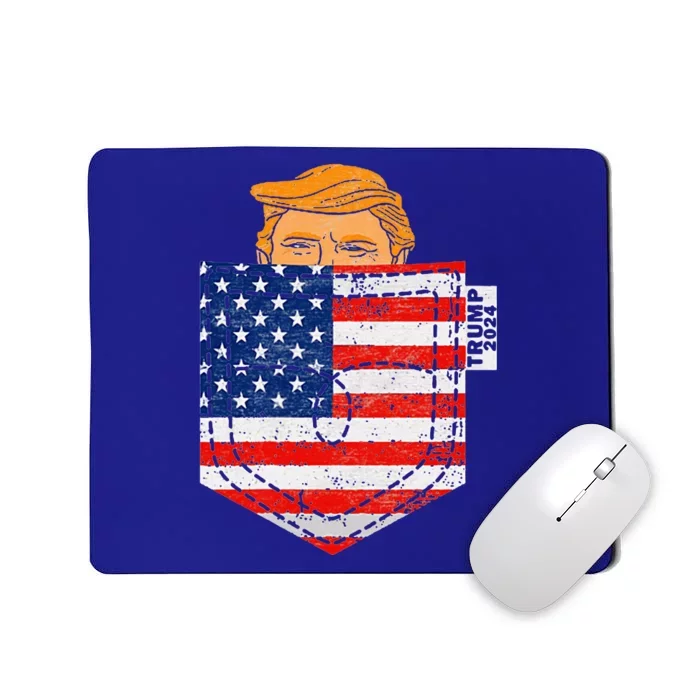 Trump In Your Pocket Usa Election Trump For 2024 Mousepad