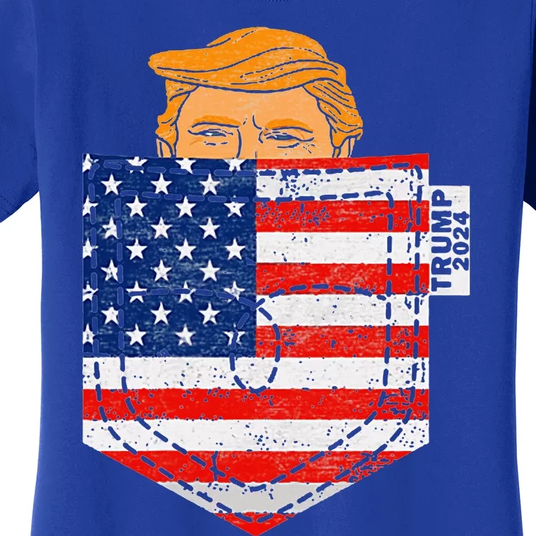 Trump In Your Pocket Usa Election Trump For 2024 Women's T-Shirt