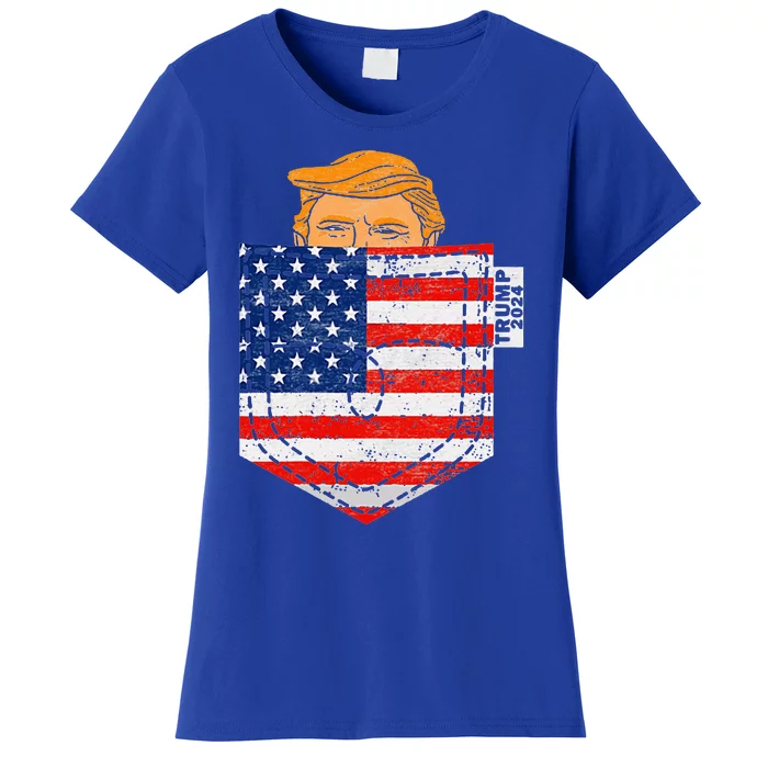 Trump In Your Pocket Usa Election Trump For 2024 Women's T-Shirt