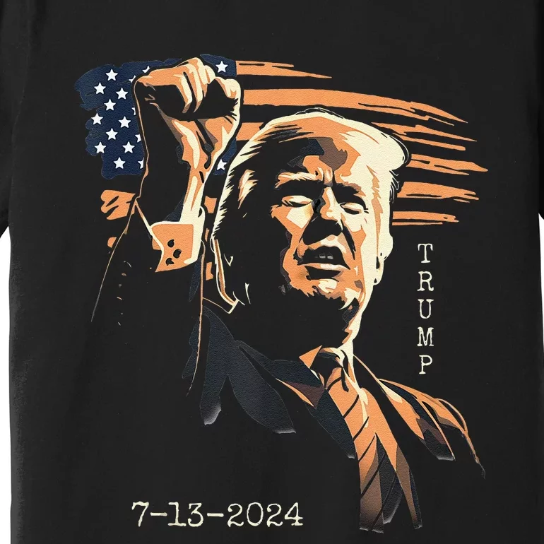 Trump July 13 2024 Inspirational Fist Pump Premium T-Shirt