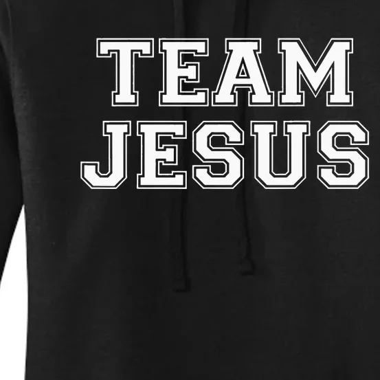 Team Jesus 24/7/365 Matching Family Christian Women's Pullover Hoodie