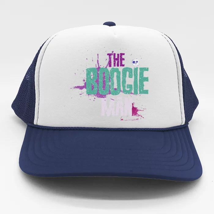 The Jackson 5 Boogie Man Halloween Lyric Trucker Hat