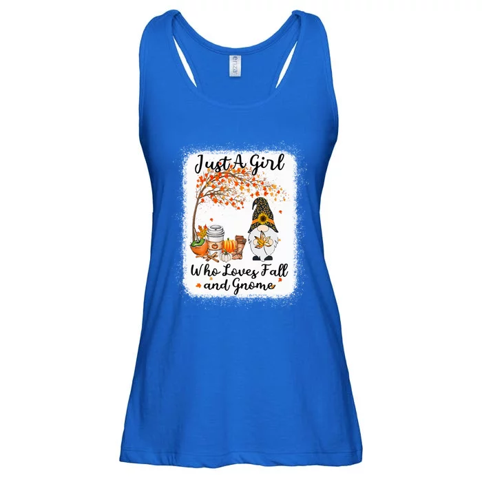 Tu Just A Girl Who Loves Fall And Gnome Thanksgiving Gift Ladies Essential Flowy Tank