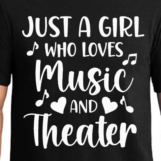 Theater Just A Girl Who Loves Theater Pajama Set