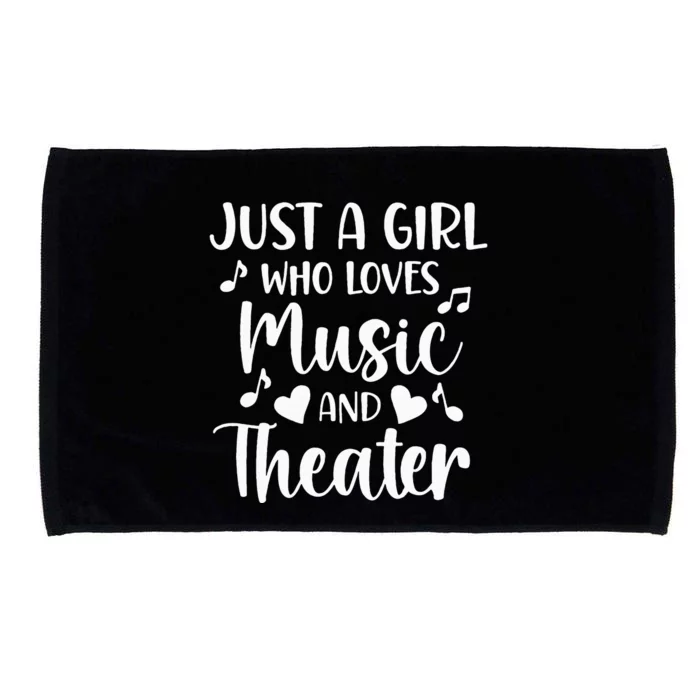 Theater Just A Girl Who Loves Theater Microfiber Hand Towel