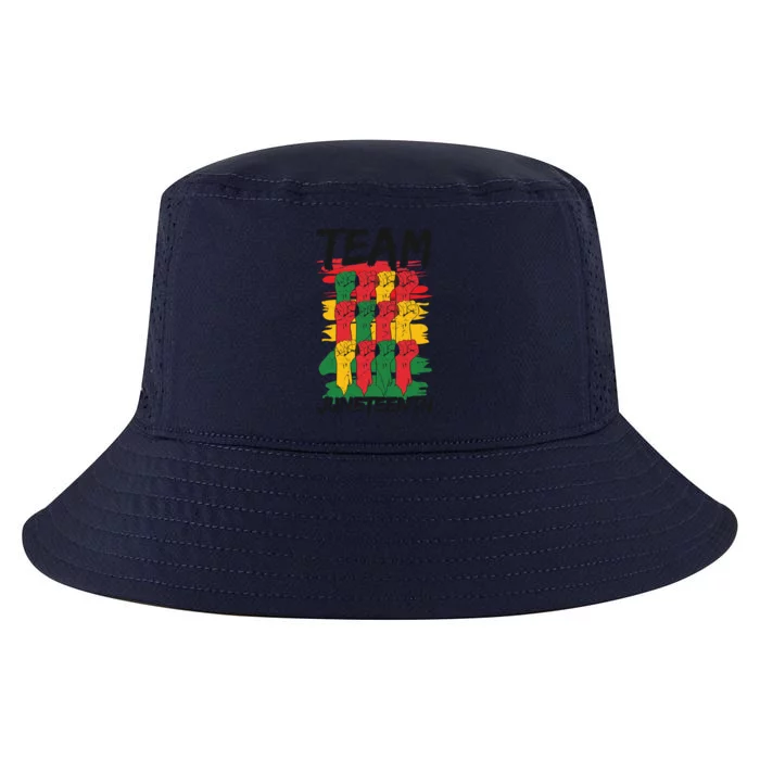 Team Juneteenth Black History Freedom Great Gift Cool Comfort Performance Bucket Hat