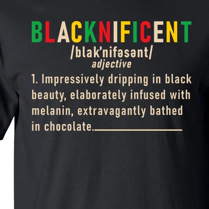 Trendy Juneteenth Blacknificent Graphic Tall T-Shirt