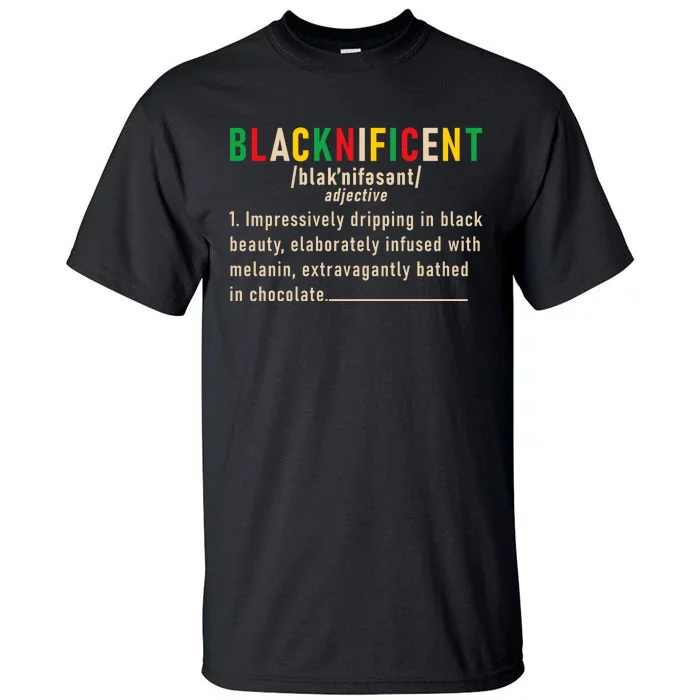 Trendy Juneteenth Blacknificent Graphic Tall T-Shirt