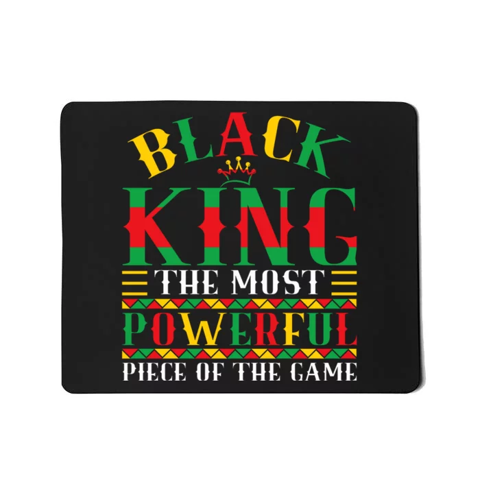 Trendy Juneteenth Black King Graphic Mousepad