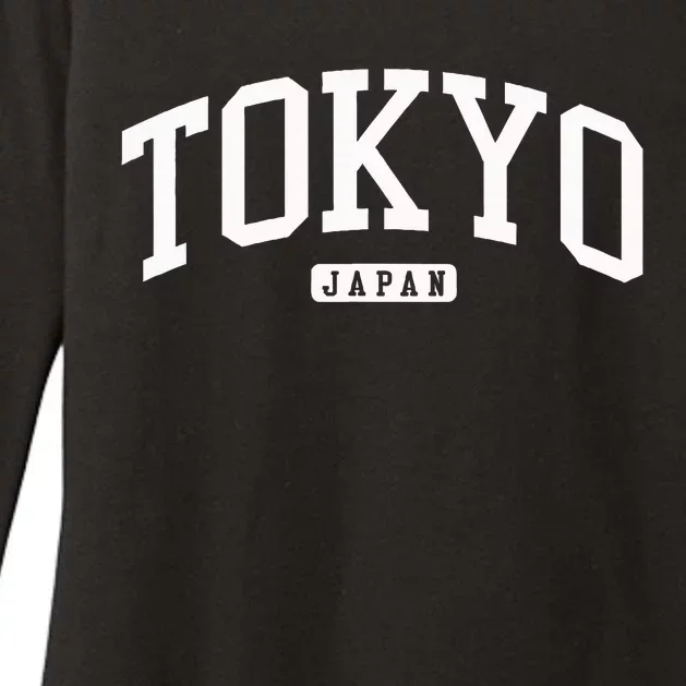 Tokyo Japan College University Style Womens CVC Long Sleeve Shirt