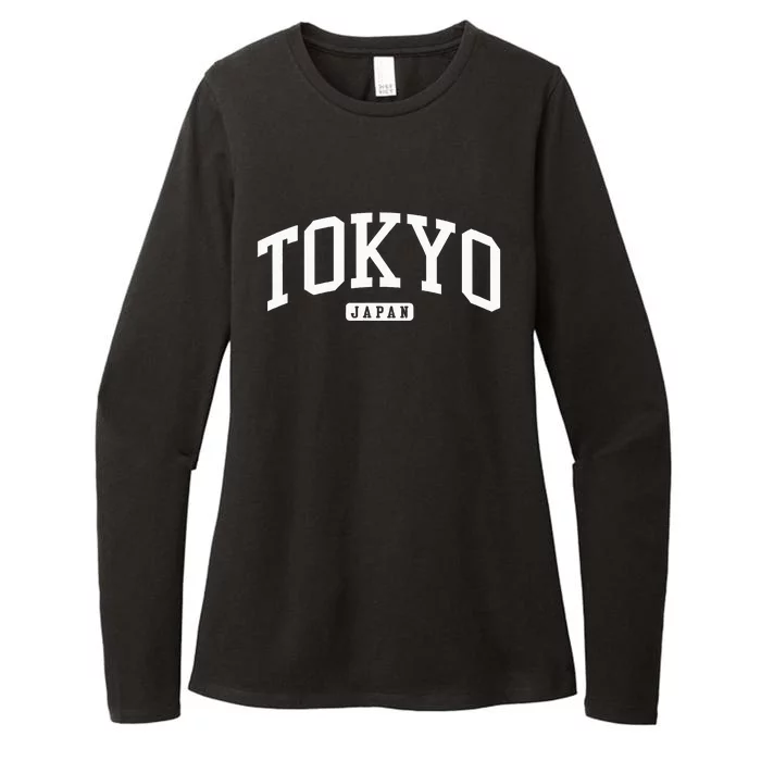 Tokyo Japan College University Style Womens CVC Long Sleeve Shirt