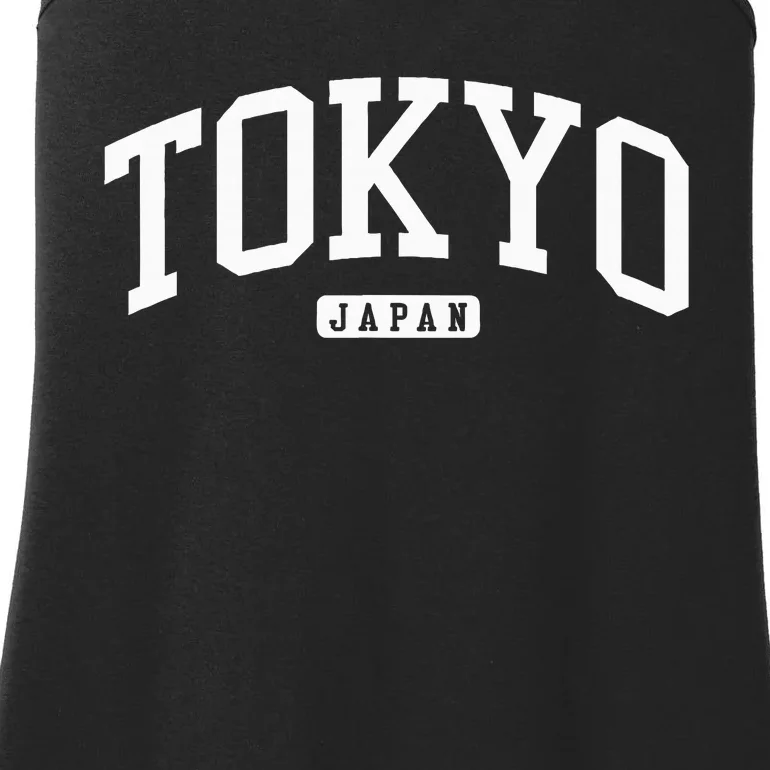 Tokyo Japan College University Style Ladies Essential Tank