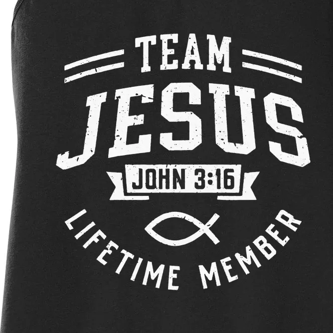 Team Jesus Christian Gifts Women's Racerback Tank