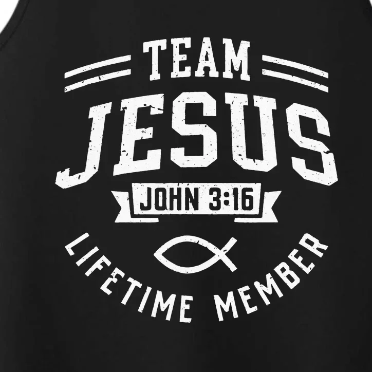 Team Jesus Christian Gifts Performance Tank