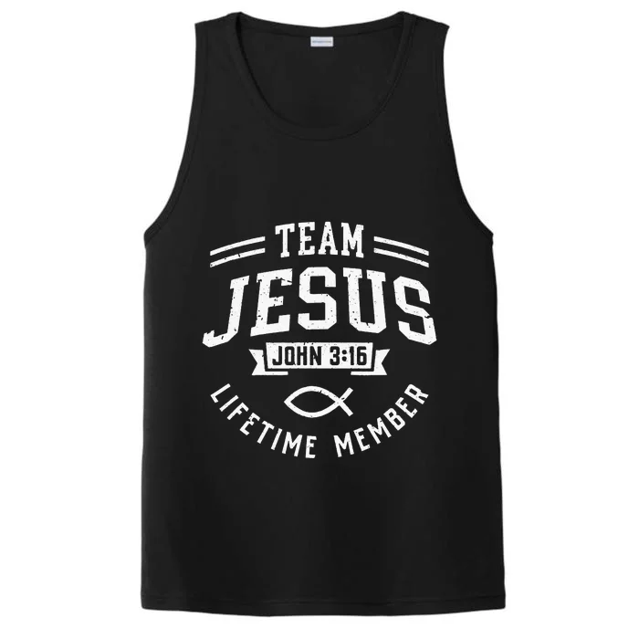 Team Jesus Christian Gifts Performance Tank