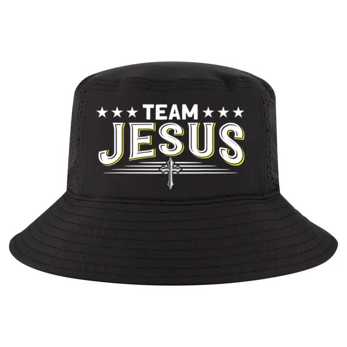 Team Jesus Christian Prayer Warrior Bible Christ Believer Cool Comfort Performance Bucket Hat