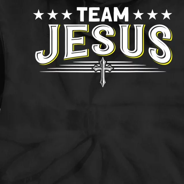 Team Jesus Christian Prayer Warrior Bible Christ Believer Tie Dye Hoodie