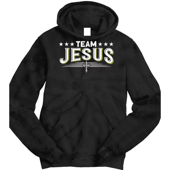 Team Jesus Christian Prayer Warrior Bible Christ Believer Tie Dye Hoodie