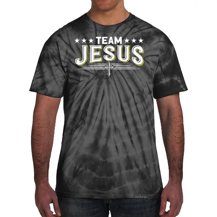 Team Jesus Christian Prayer Warrior Bible Christ Believer Tie-Dye T-Shirt