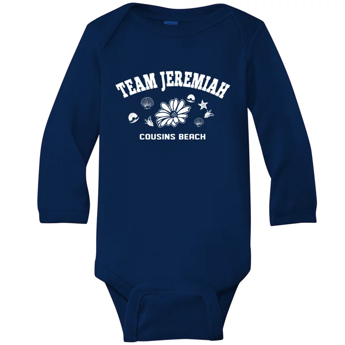 Team Jeremiah Cousin Beach The Summer I Turned Pretty TSITP Baby Long Sleeve Bodysuit