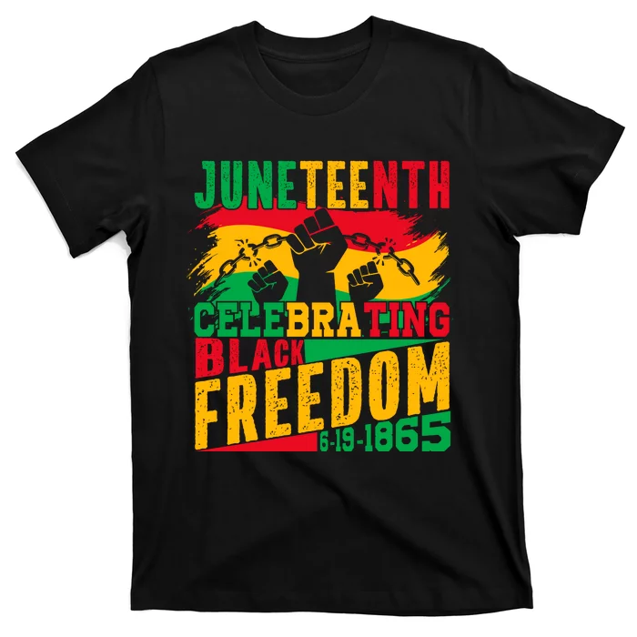 Trendy Juneteenth Celebrating Black Freedom Graphic T-Shirt