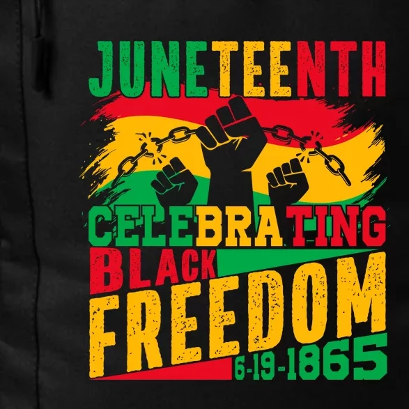 Trendy Juneteenth Celebrating Black Freedom Graphic Daily Commute Backpack