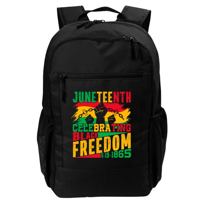 Trendy Juneteenth Celebrating Black Freedom Graphic Daily Commute Backpack