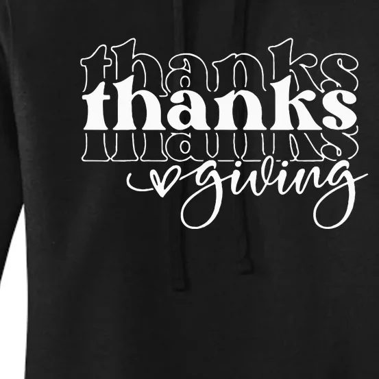 Thanksgiving Joyful Celebration Women's Pullover Hoodie