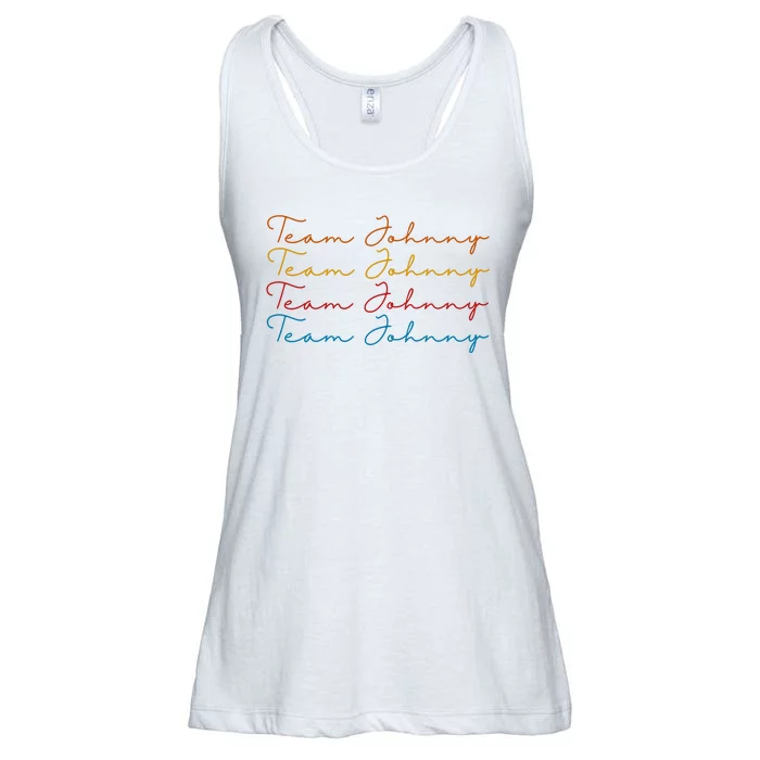 Team Johnny Colorful Ladies Essential Flowy Tank