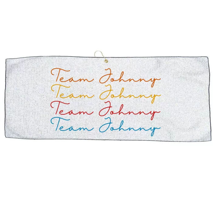 Team Johnny Colorful Large Microfiber Waffle Golf Towel