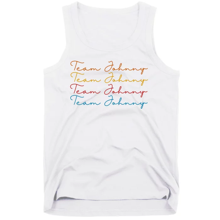 Team Johnny Colorful Tank Top