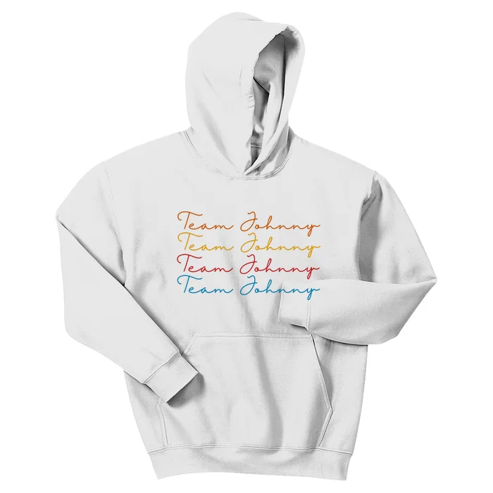 Team Johnny Colorful Kids Hoodie