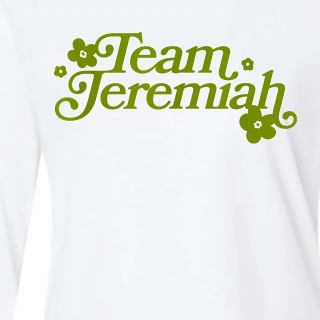 Team Jeremiah Cousins Beach Womens Cotton Relaxed Long Sleeve T-Shirt