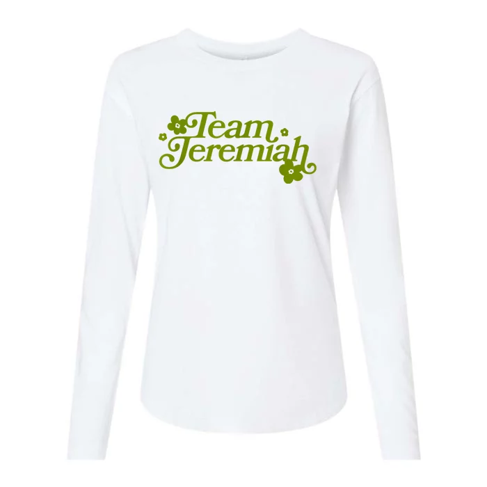 Team Jeremiah Cousins Beach Womens Cotton Relaxed Long Sleeve T-Shirt