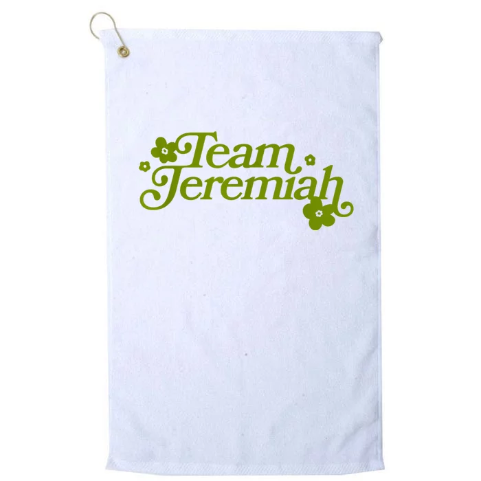 Team Jeremiah Cousins Beach Platinum Collection Golf Towel