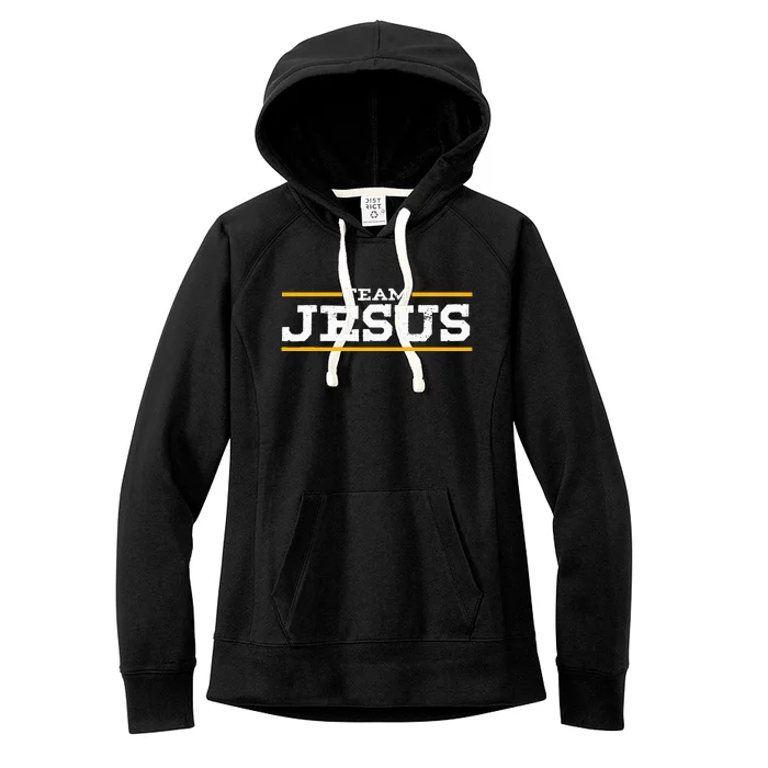 Team Jesus Christ Chrisitian Catholic Orthodox God Women's Fleece Hoodie