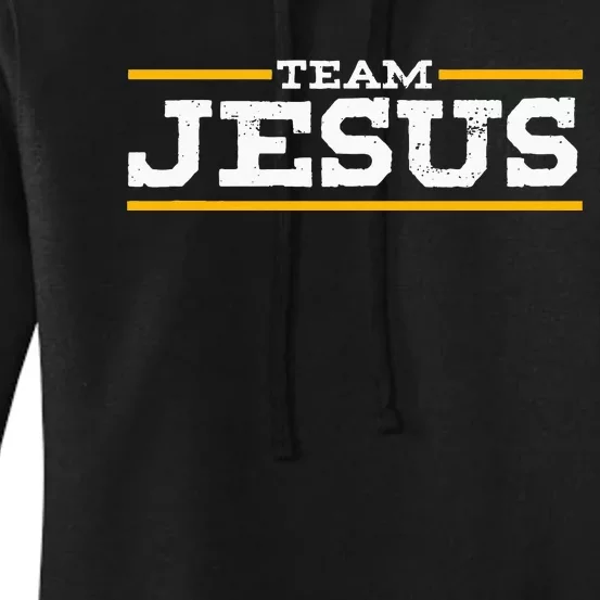 Team Jesus Christ Chrisitian Catholic Orthodox God Women's Pullover Hoodie