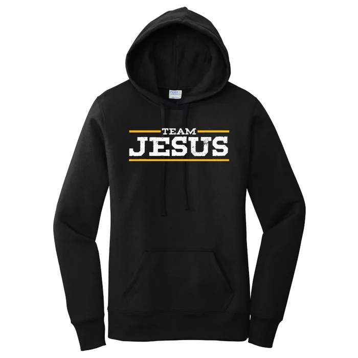 Team Jesus Christ Chrisitian Catholic Orthodox God Women's Pullover Hoodie