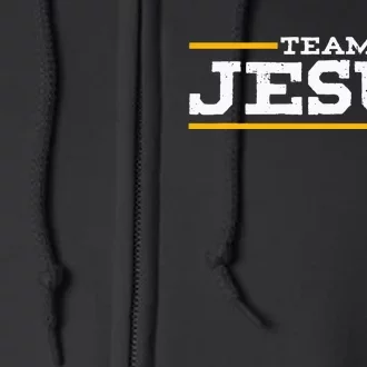 Team Jesus Christ Chrisitian Catholic Orthodox God Full Zip Hoodie