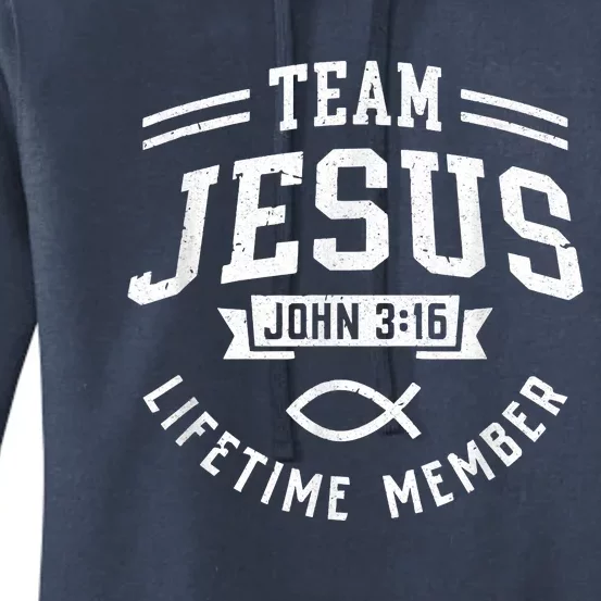 Team Jesus Christian Gifts For Men Women Women's Pullover Hoodie