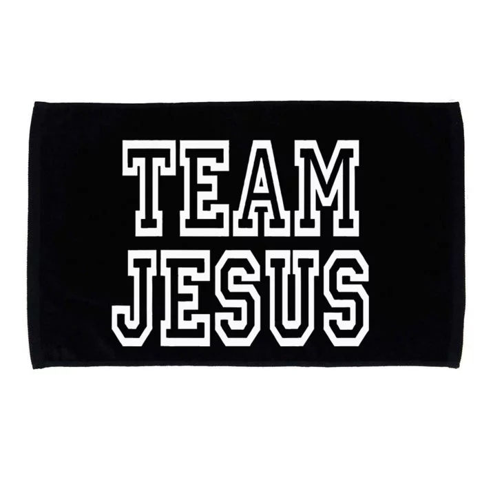 Team Jesus Clothing For People Who Like Jesus Microfiber Hand Towel