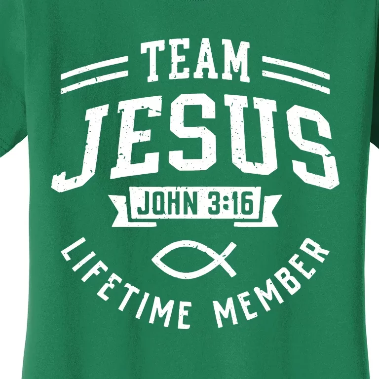 Team Jesus Christian Faith Religious Gift Women's T-Shirt