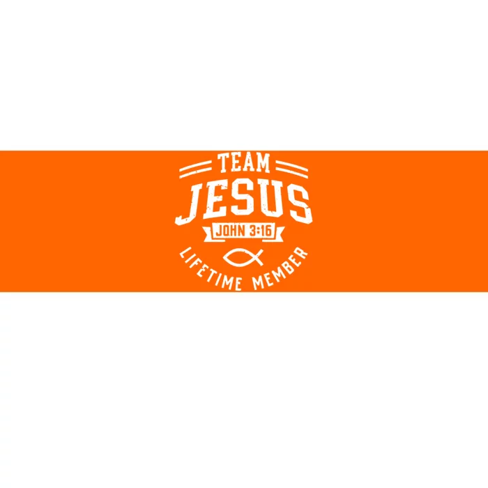 Team Jesus Christian Faith Religious Gift Bumper Sticker