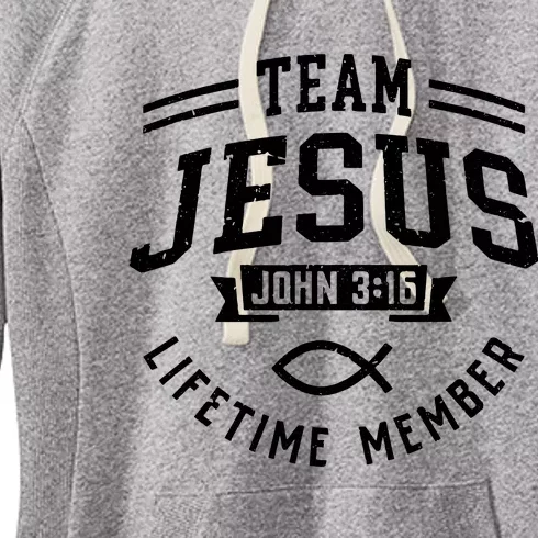 Team Jesus Christian Faith Religious Gift Women's Fleece Hoodie